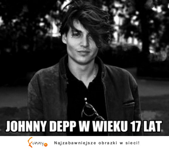 Johnny Depp w wieku 17 lat :O