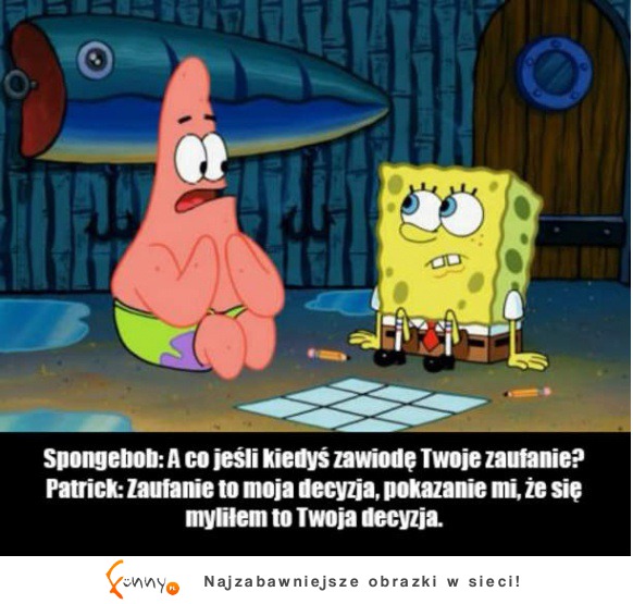 Spongebob o zaufaniu