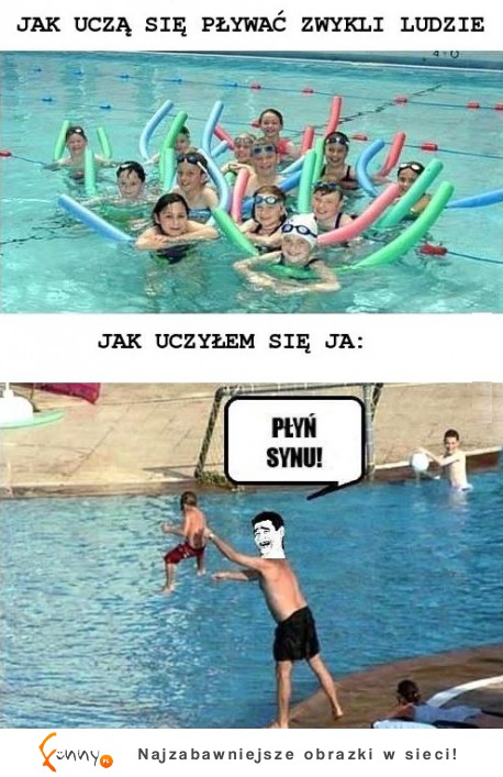 Nauka pływania! Zwykli ludzie vs JA! A u was jak to wyglądało? :)