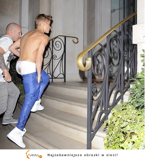 Wpadka Biebera! Przyłapany z brudnymi majtkami. Co się stało! :)