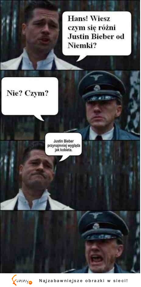 Czym się różni Niemka od Justina Biebera? DOBRE! :)