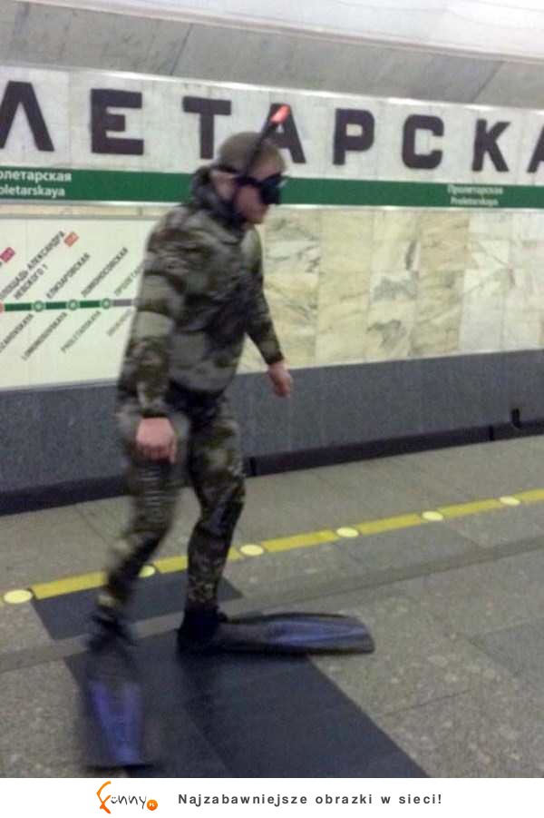 9 dziwnych sytuacji zauważonych w rosyjskim metrze!
