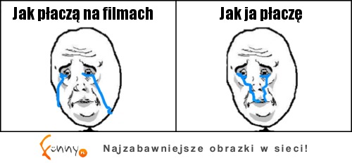 Jak płaczą na filmach vs Jak ja płaczę :D
