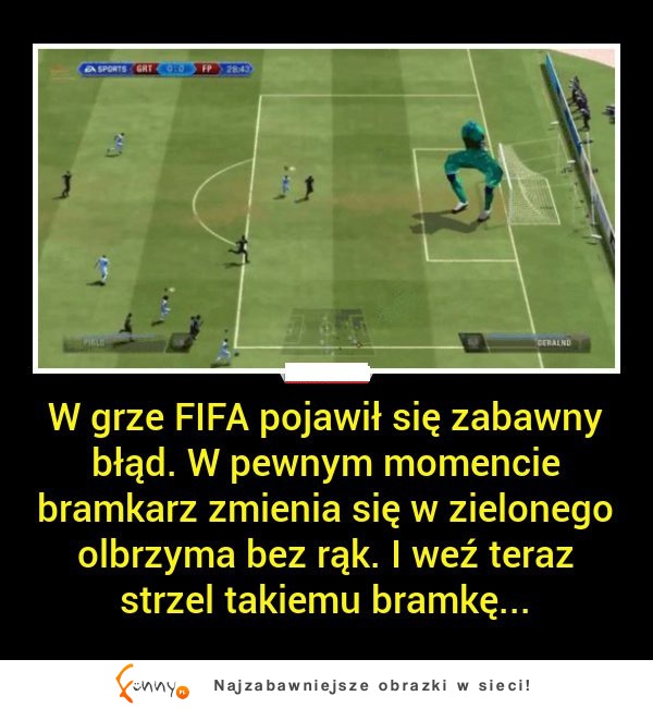 W grze FIFA pojawił się zabawny błąd...