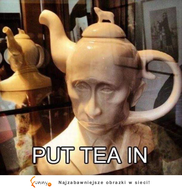 put tea in